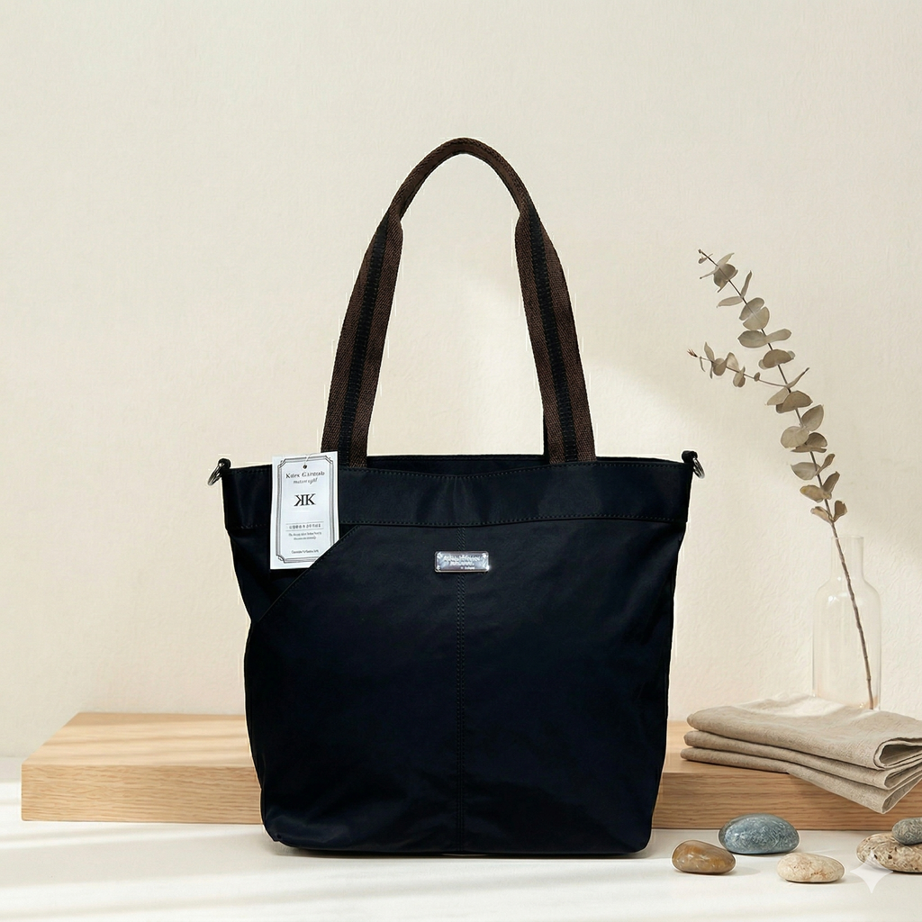 Korean Minimalist Tote Bag | Lightweight & Spacious
