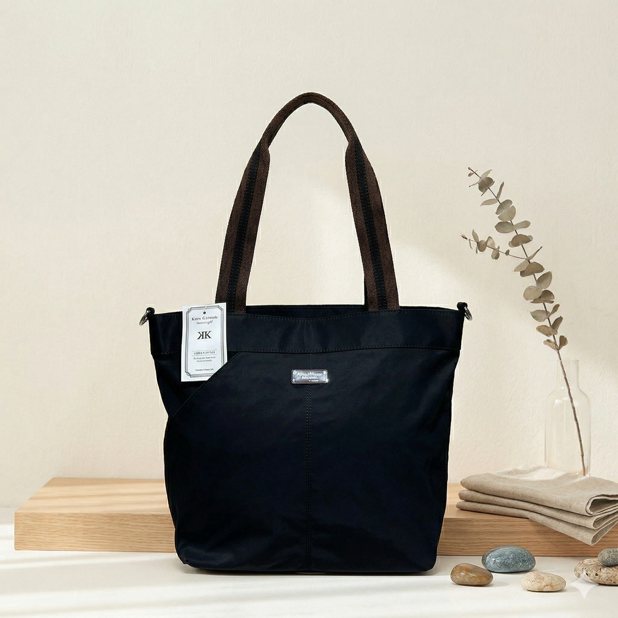 Korean Minimalist Tote Bag | Lightweight & Spacious