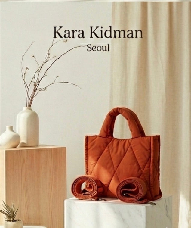 Kara Kidman Quilted Puffer Tote Bag