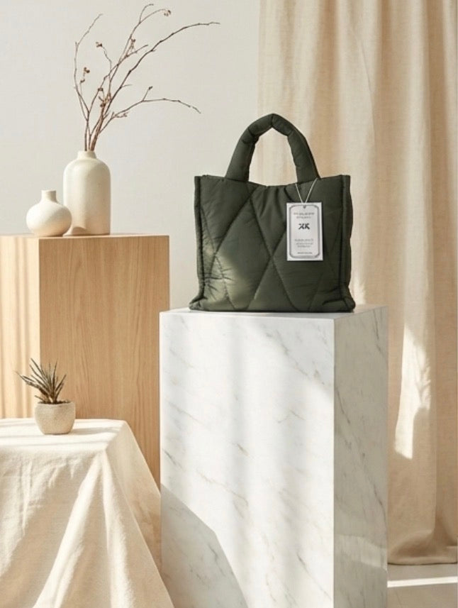 Kara Kidman Quilted Puffer Tote Bag