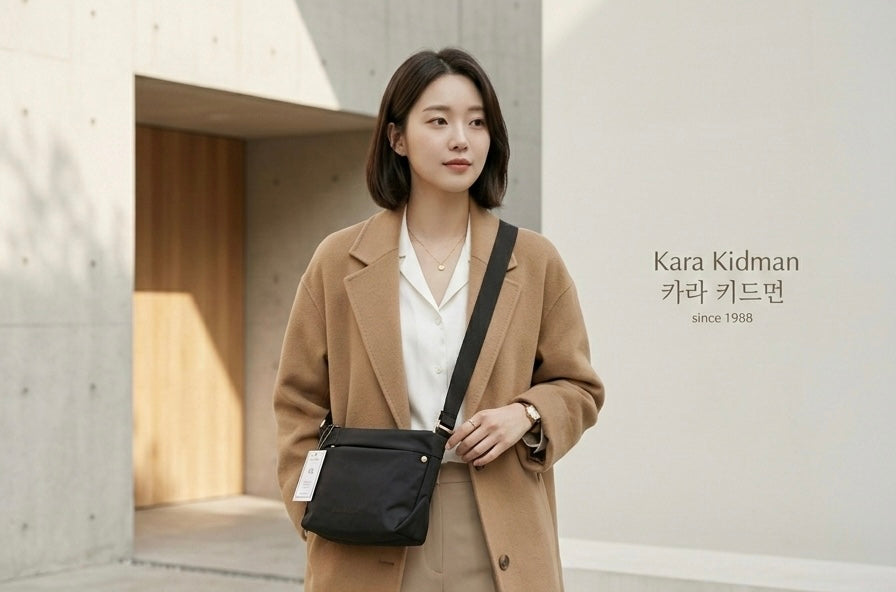 Kara Kidman Classic Nylon Crossbody Bag, Est. 1988